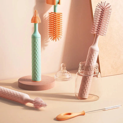 Electric Silicone Bottle Brush 360 °