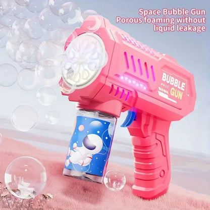 Children Electric Bubble Gun Rocket Soap