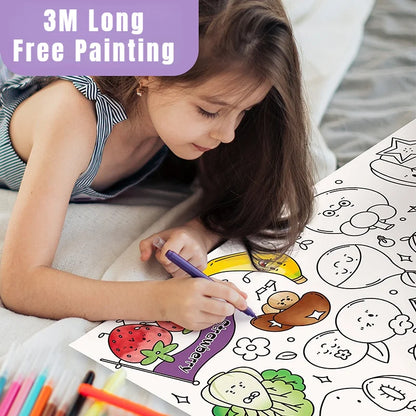 3M Children's Drawing Roll Sticky Coloring