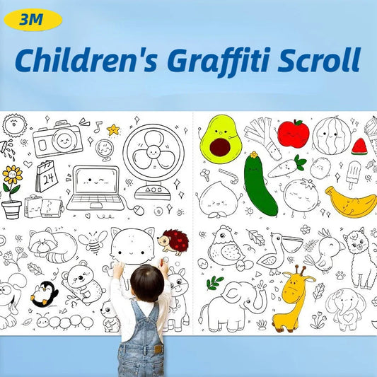 3M Children's Drawing Roll Sticky Coloring