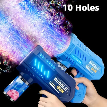 Children Electric Bubble Gun Rocket Soap